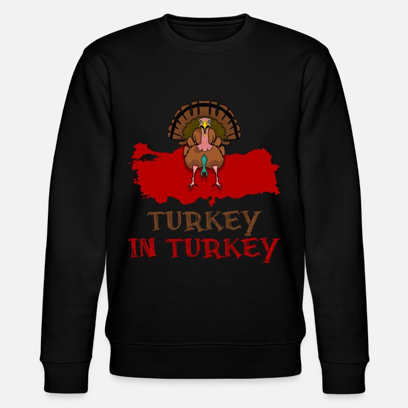 Turkey in Turkey - Stanley/Stella CHANGER Unisex Organic Sweatshirt - black