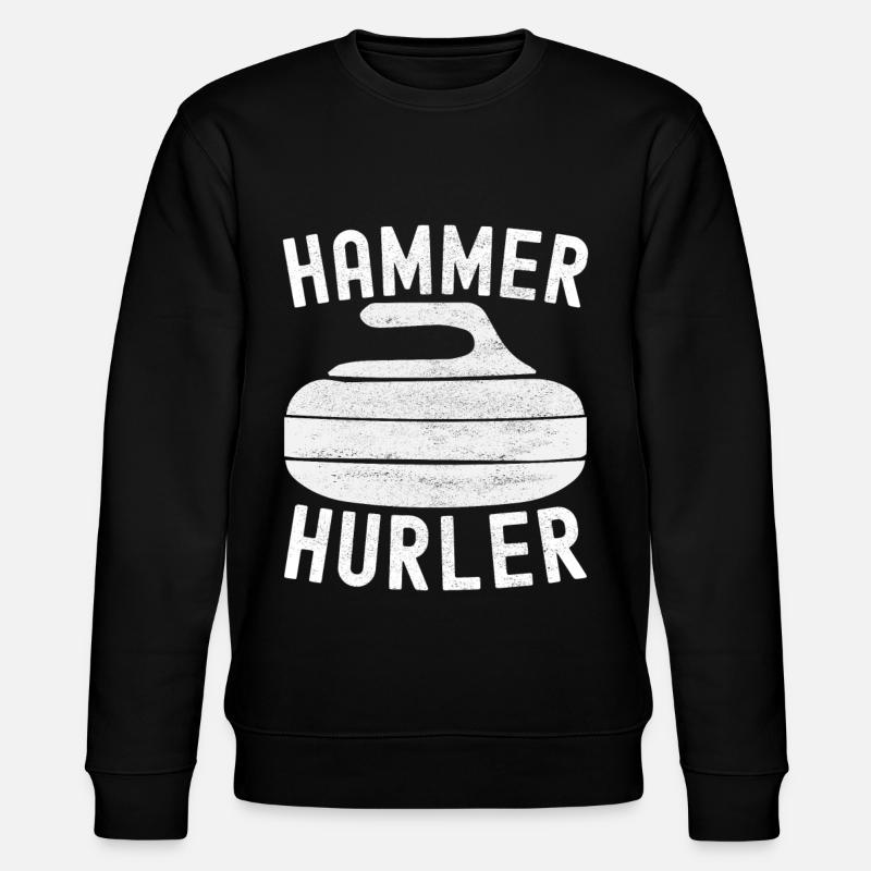 Curling Curling Players - Stanley/Stella CHANGER Unisex Organic Sweatshirt - black