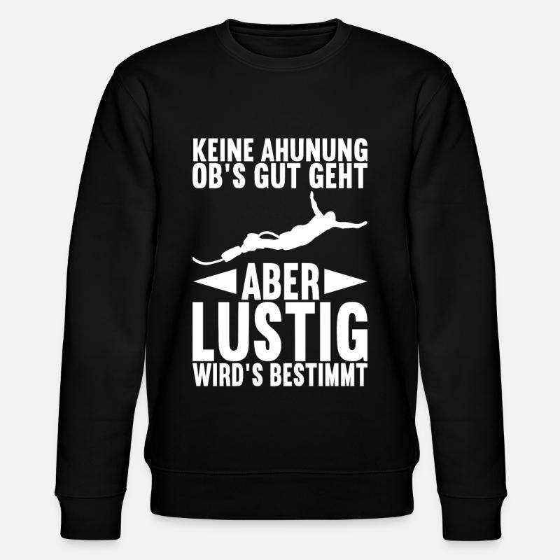Bungee Bungeespringer - Stanley/Stella Unisex Bio-Sweatshirt CHANGER  - Schwarz