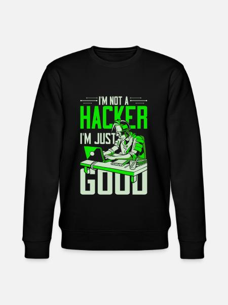Ethical Hacker Ethischer Hacker - Stanley/Stella Unisex Bio-Sweatshirt CHANGER - Schwarz