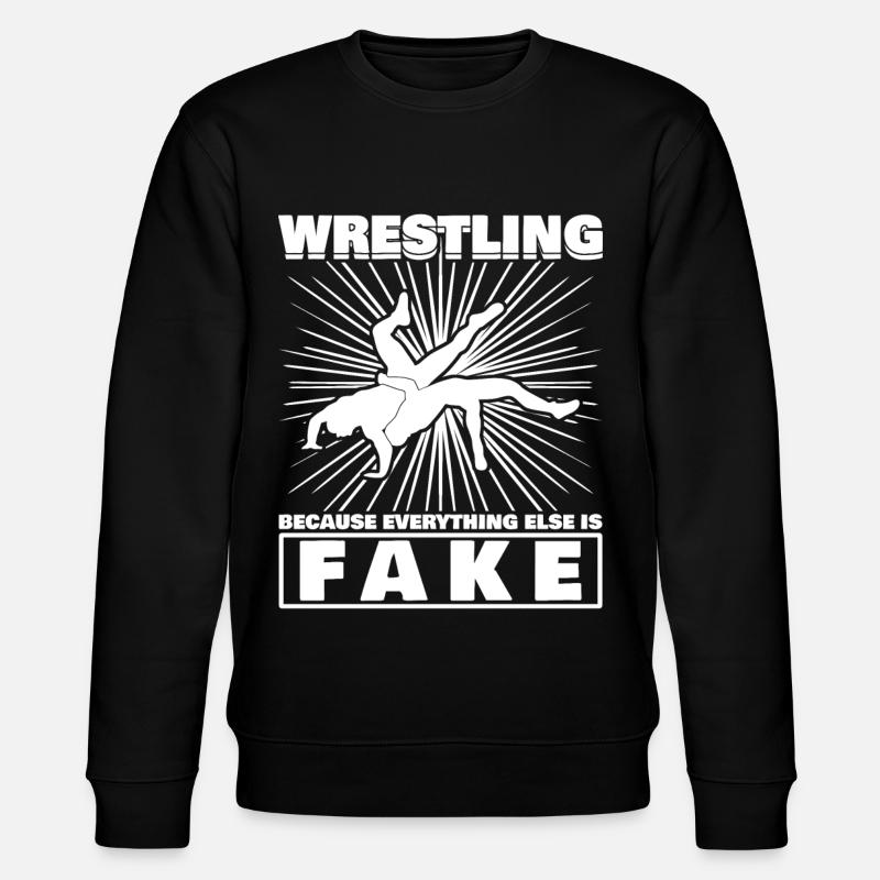 Lutteur Faux Catch - Sweat bio CHANGER Stanley/Stella Unisexe - noir