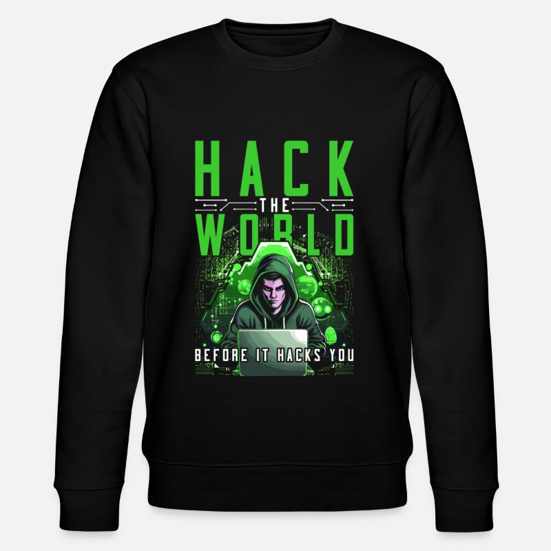Ethical Hacker Ethischer Hacker - Stanley/Stella CHANGER Unisex Organic Sweatshirt - black