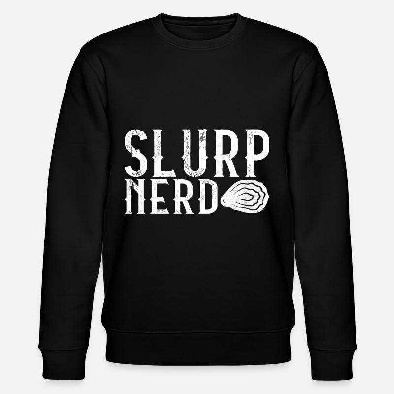 Oysters Oyster Lovers - Stanley/Stella CHANGER Unisex Organic Sweatshirt - black