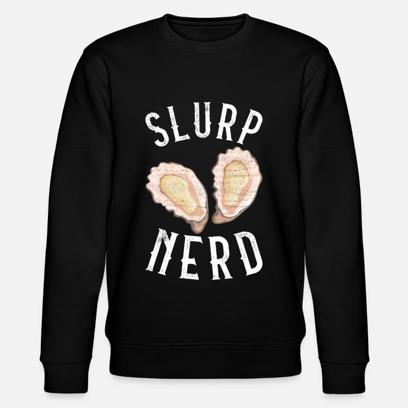 Oysters Oyster Lovers - Stanley/Stella CHANGER Unisex Organic Sweatshirt - black