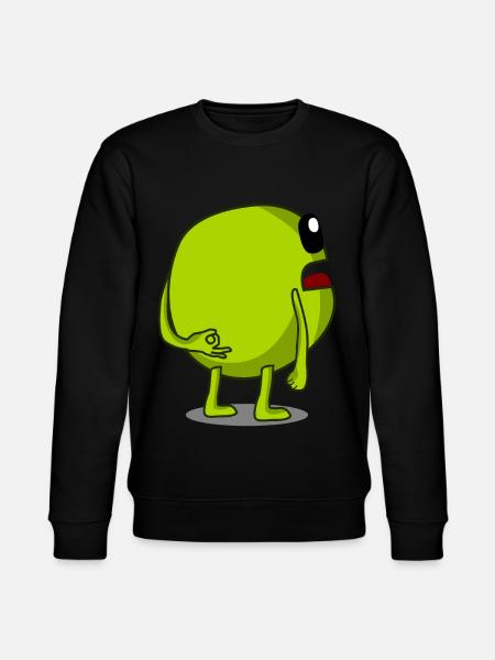 Pea Peas Circle Game Vegan - Stanley/Stella CHANGER Unisex Organic Sweatshirt - black