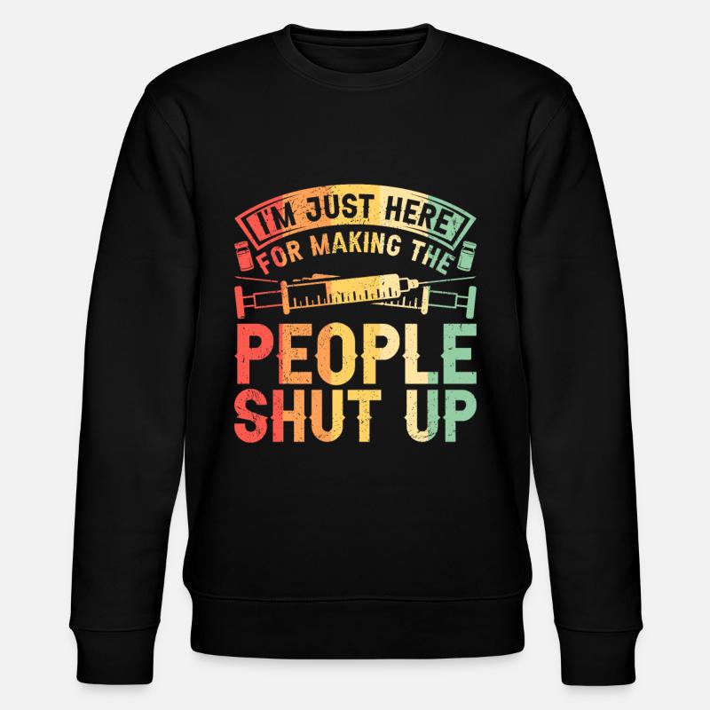 Anesthesiology Anesthesiologist - Stanley/Stella CHANGER Unisex Organic Sweatshirt - black