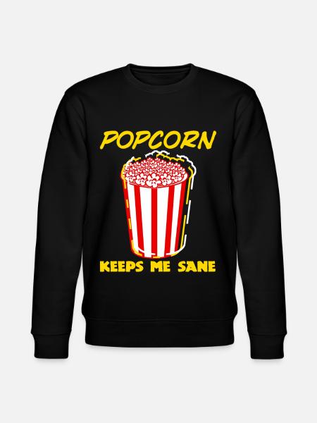Cinéma Popcorn - Sweat bio CHANGER Stanley/Stella Unisexe - noir