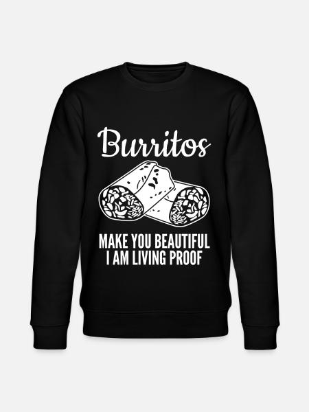 Burritos Burrito - Stanley/Stella CHANGER Unisex Organic Sweatshirt - black