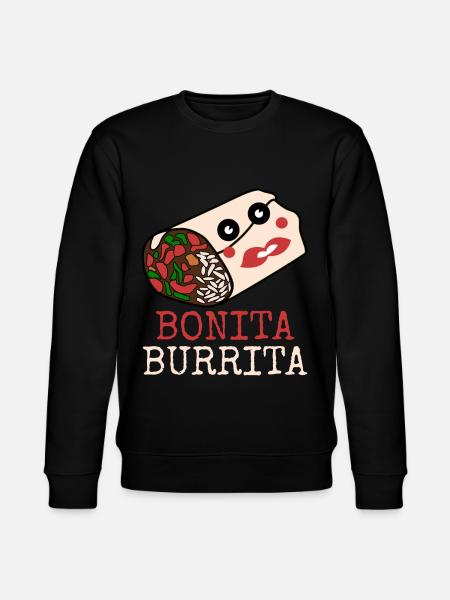 Burritos Bonita Burrito - Stanley/Stella CHANGER Unisex Organic Sweatshirt - black