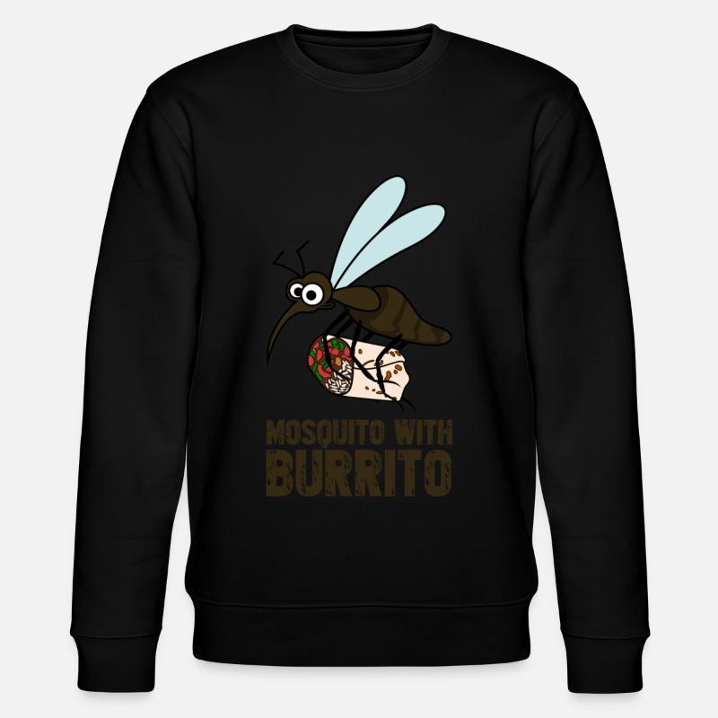Burritos Burrito Moustique - Sweat bio CHANGER Stanley/Stella Unisexe - noir