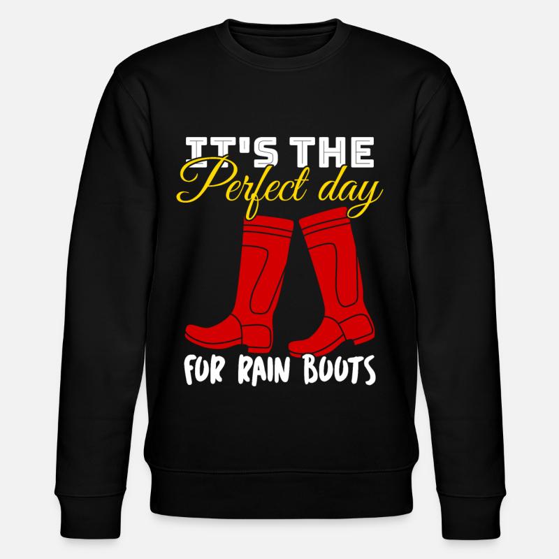 Rain Boots Rain Boot - Stanley/Stella Unisex Bio-Sweatshirt CHANGER  - Schwarz