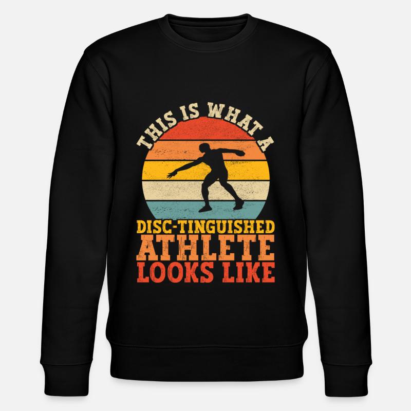 Discus thrower discus throw - Stanley/Stella CHANGER Unisex Organic Sweatshirt - black