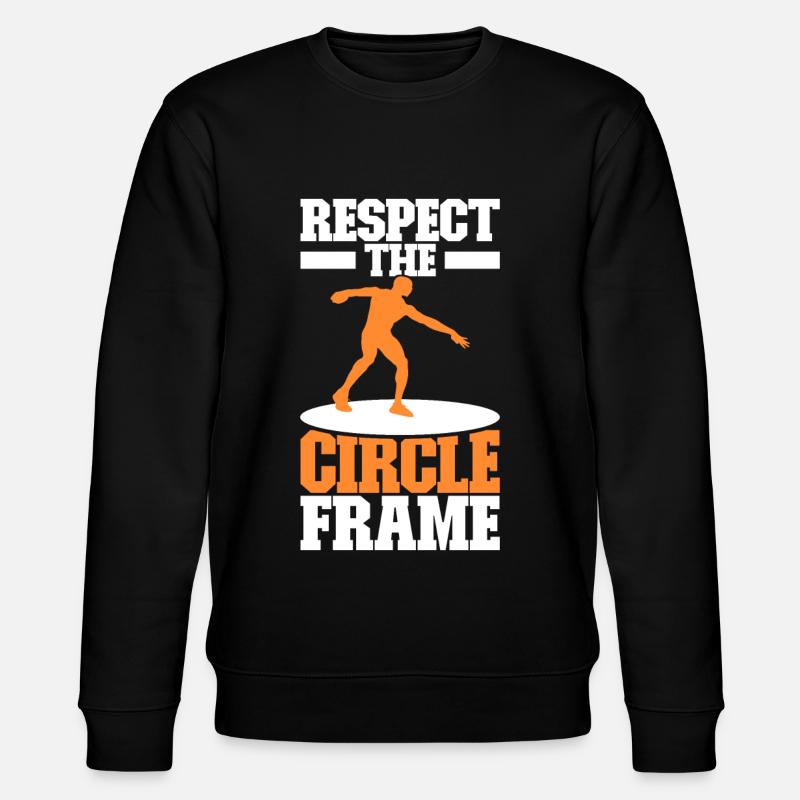 Discus thrower discus throw - Stanley/Stella CHANGER Unisex Organic Sweatshirt - black