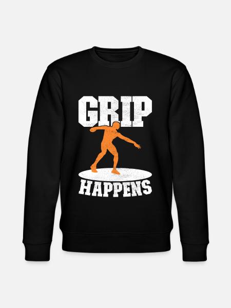 Discus thrower discus throw - Stanley/Stella CHANGER Unisex Organic Sweatshirt - black