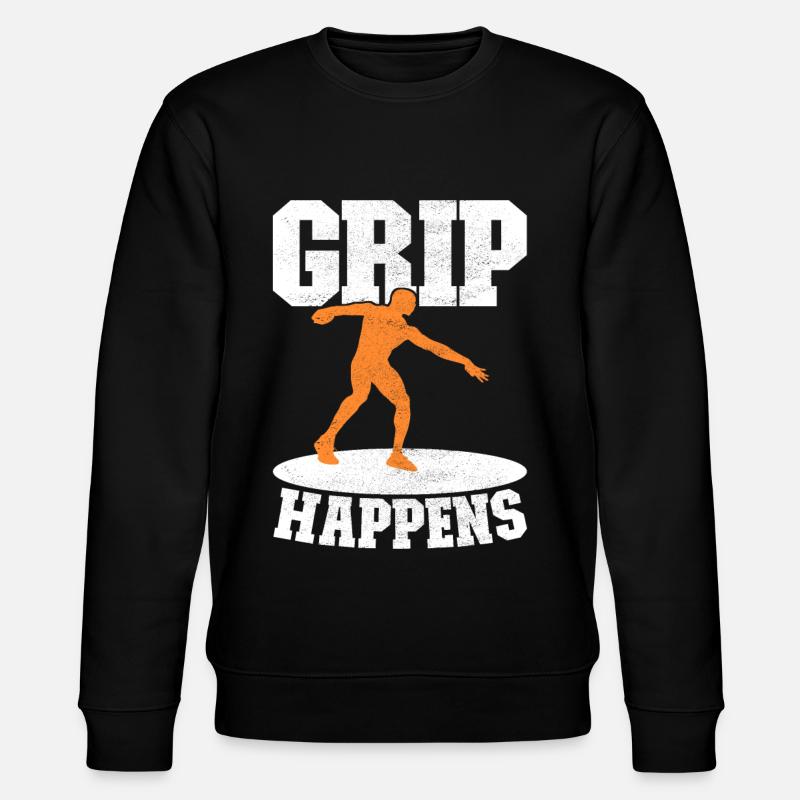 Discus thrower discus throw - Stanley/Stella CHANGER Unisex Organic Sweatshirt - black