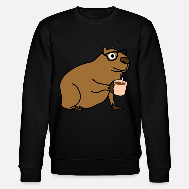 Capybara Café Capybaras - Sweat bio CHANGER Stanley/Stella Unisexe - noir