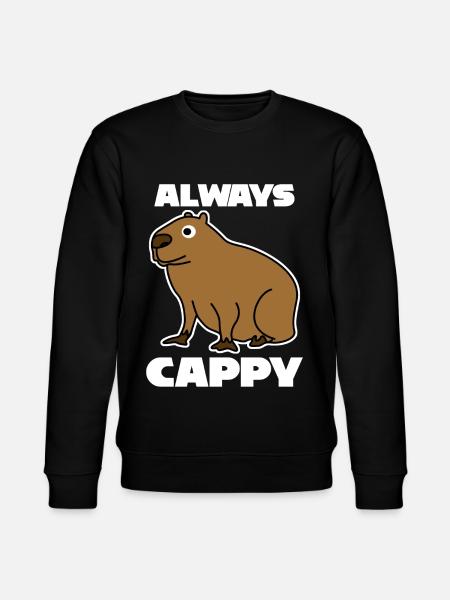 Capybaras Capybara - Stanley/Stella CHANGER Unisex Organic Sweatshirt - black