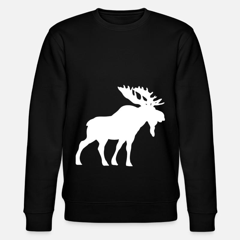 elk - Stanley/Stella CHANGER Unisex Organic Sweatshirt - black