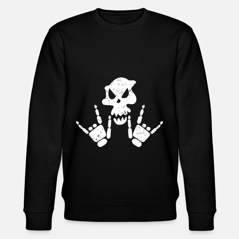 Rock n Roll Squelette - Sweat bio CHANGER Stanley/Stella Unisexe - noir