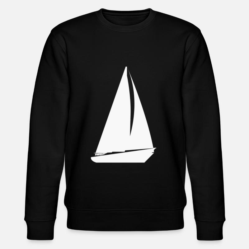 Segelschiff - Stanley/Stella Unisex Bio-Sweatshirt CHANGER  - Schwarz