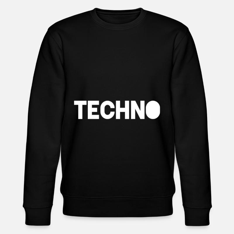 Techno - Stanley/Stella Unisex Bio-Sweatshirt CHANGER  - Schwarz