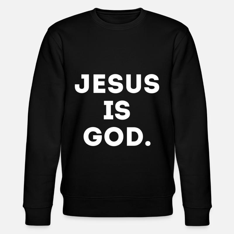Jesus - Stanley/Stella CHANGER Unisex Organic Sweatshirt - black
