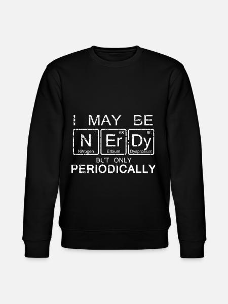 Nerdy - Stanley/Stella Unisex Bio-Sweatshirt CHANGER  - Schwarz