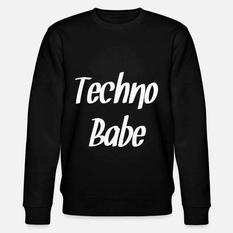 Techno - Stanley/Stella Unisex Bio-Sweatshirt CHANGER  - Schwarz