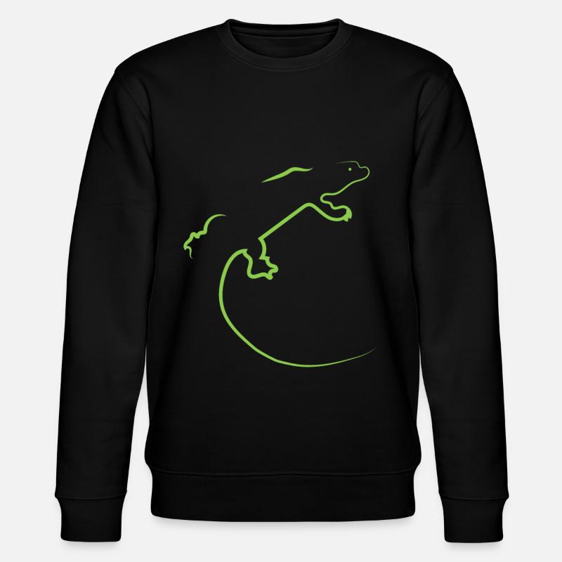 Lizard - Stanley/Stella CHANGER Unisex Organic Sweatshirt - black