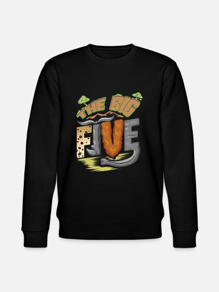 The BIG FIVE - Stanley/Stella CHANGER Unisex Organic Sweatshirt - black