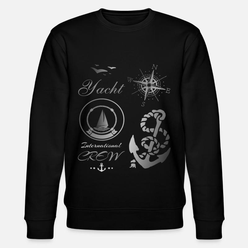 Segelschiffe - Stanley/Stella Unisex Bio-Sweatshirt CHANGER  - Schwarz