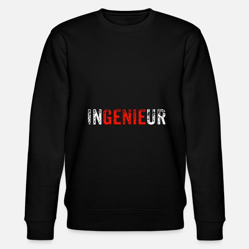 engineer - Stanley/Stella CHANGER Unisex Organic Sweatshirt - black