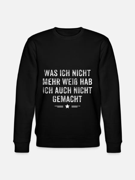 Funny gift T-shirt - Stanley/Stella CHANGER Unisex Organic Sweatshirt - black