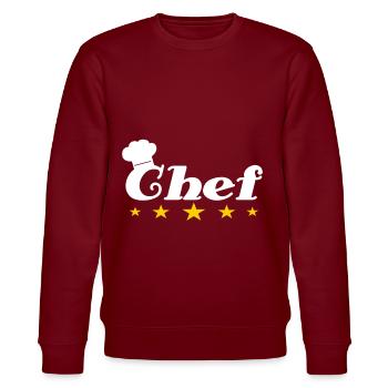 Chef - Sweat bio CHANGER Stanley/Stella Unisexe - bordeaux - Devant - Nik (191cm) & Marisol (170cm)