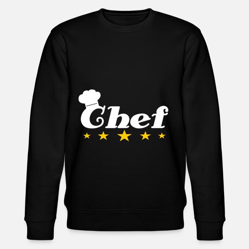 chef - Stanley/Stella CHANGER Unisex Organic Sweatshirt - black