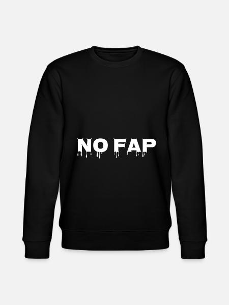No Fap - Stanley/Stella CHANGER Unisex Organic Sweatshirt - black