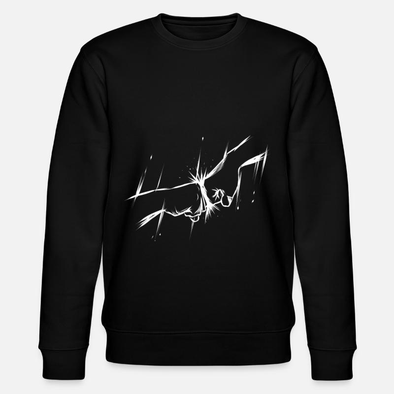 Brofist - Stanley/Stella Unisex Bio-Sweatshirt CHANGER  - Schwarz