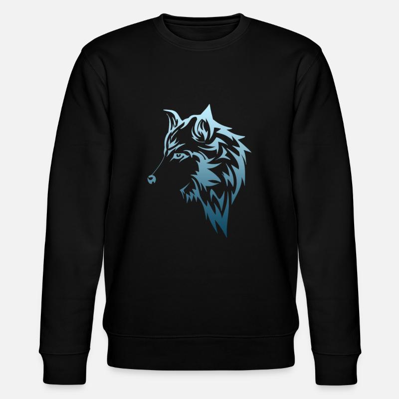 loup - Sweat bio CHANGER Stanley/Stella Unisexe - noir