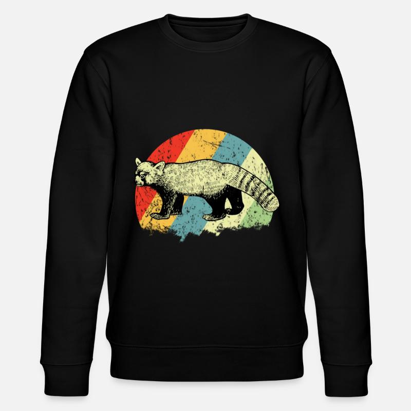 Retro Rouge Panda - Sweat bio CHANGER Stanley/Stella Unisexe - noir