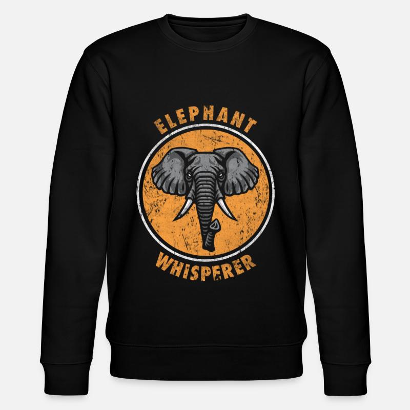 éléphant - Sweat bio CHANGER Stanley/Stella Unisexe - noir