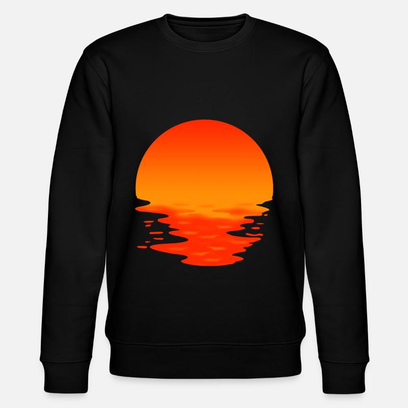 Sunset gift sunrise sun - Stanley/Stella CHANGER Unisex Organic Sweatshirt - black