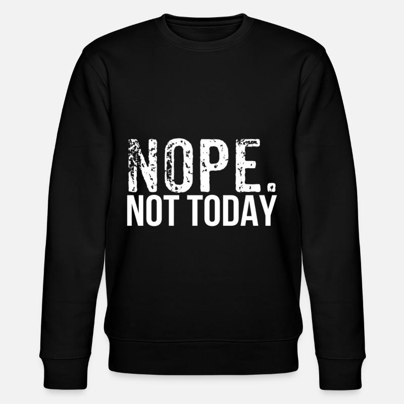 Nope - Stanley/Stella CHANGER Unisex Organic Sweatshirt - black