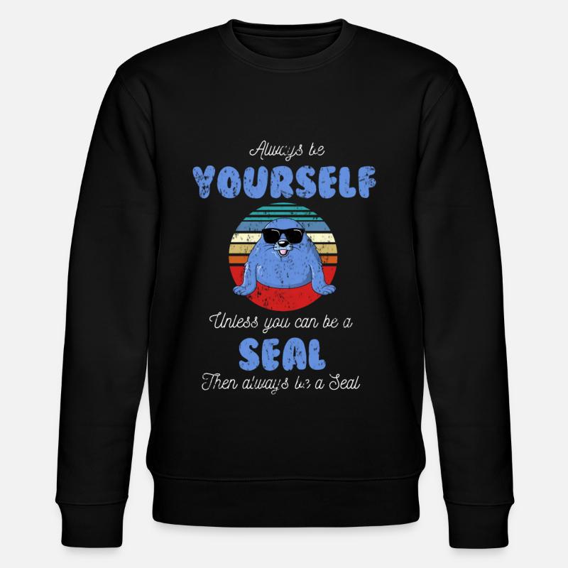 Phoe lion de mer - Sweat bio CHANGER Stanley/Stella Unisexe - noir