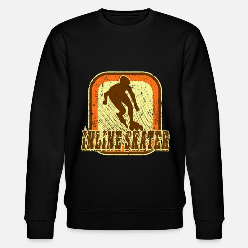 Inlineskater - Stanley/Stella Unisex Bio-Sweatshirt CHANGER  - Schwarz