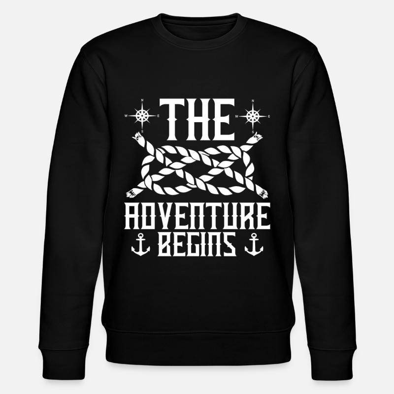 sailing - Stanley/Stella CHANGER Unisex Organic Sweatshirt - black