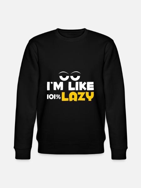 Lazy gift friend birthday - Stanley/Stella CHANGER Unisex Organic Sweatshirt - black