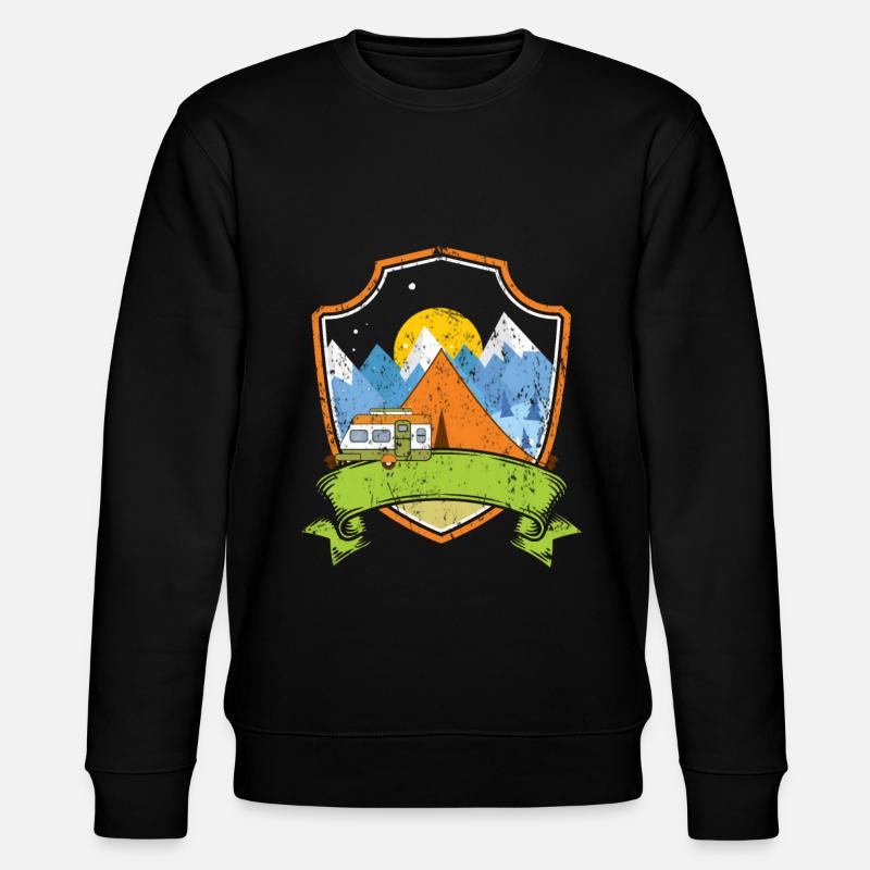 camping - Stanley/Stella CHANGER Unisex Organic Sweatshirt - black