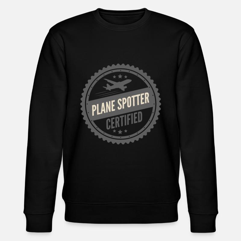 Planespotter - Stanley/Stella Unisex Bio-Sweatshirt CHANGER  - Schwarz
