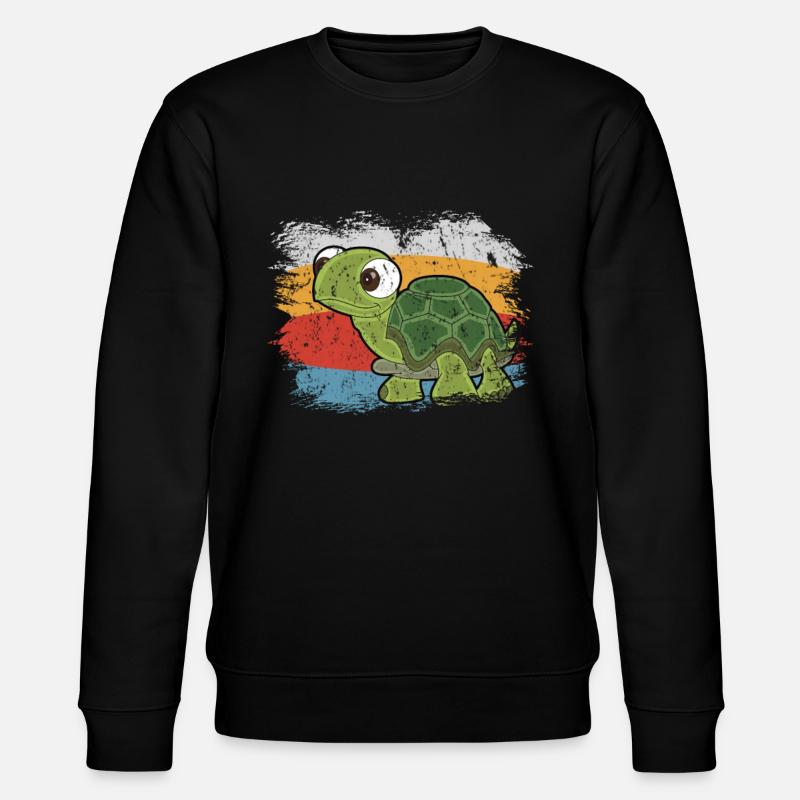 turtle - Stanley/Stella CHANGER Unisex Organic Sweatshirt - black