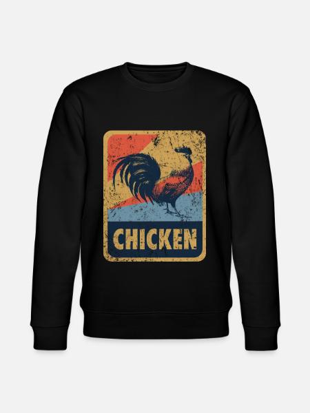 Chicken - Stanley/Stella CHANGER Unisex Organic Sweatshirt - black